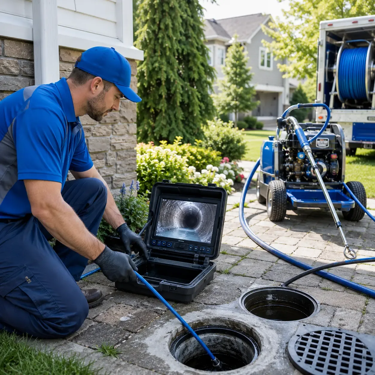 Outdoor drain cleaning professionals serving Isle La Motte, VT